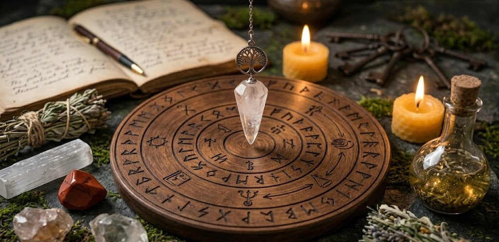 Pendulum reading (5 yes/no questions)